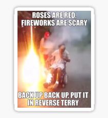 Back up Terry Sticker