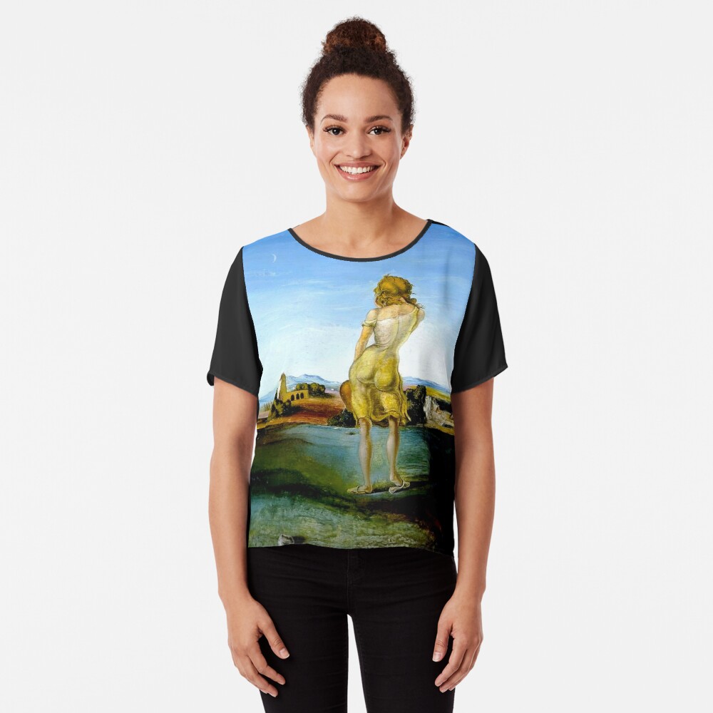 "GIRL WITH CURLS Vintage 1926 Dali Print" Tshirt by posterbobs