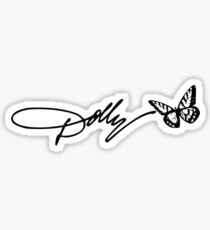 dolly signature Sticker