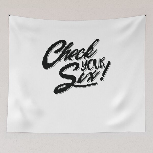 Item preview, Check Your Six (v2) designed and sold by BlueRockDesigns.
