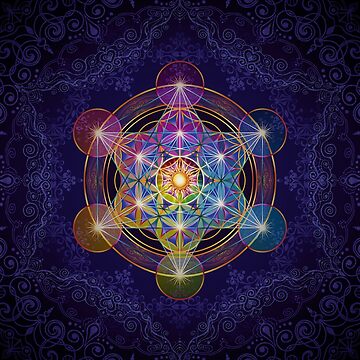 Artwork thumbnail, Metatron's Cube Merkabah by Lilyas