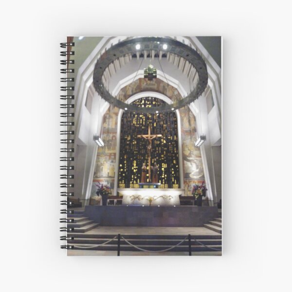Saint Joseph's Oratory of Mount Royal, Montreal #Montreal #City #MontrealCity #Canada #SaintJoseph #Oratory #Mount #Royal #MountRoyal #buildings #streets #places #views #pedestrians #architecture Spiral Notebook
