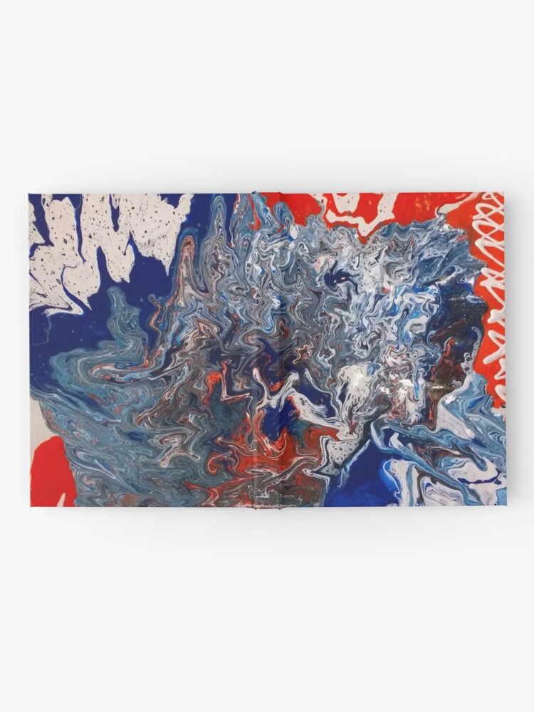 Alternate view of Abstract Painting- "British Rocker" Hardcover Journal