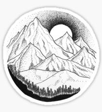 Mountain Range Sticker