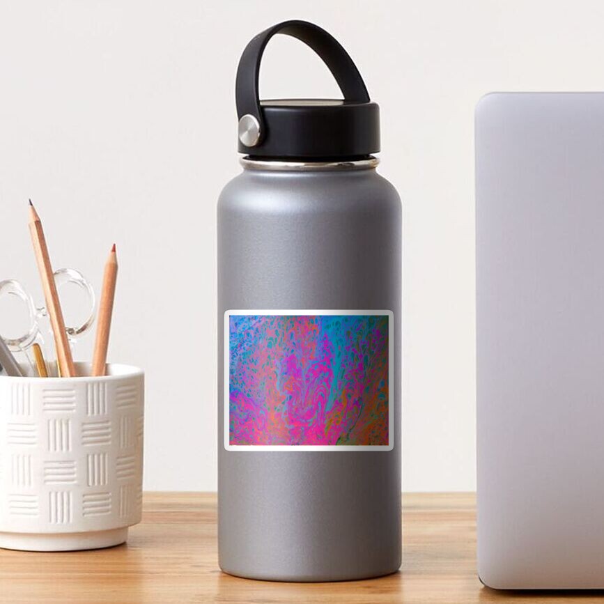 Abstract Painting-"Pop Art Bark" Sticker