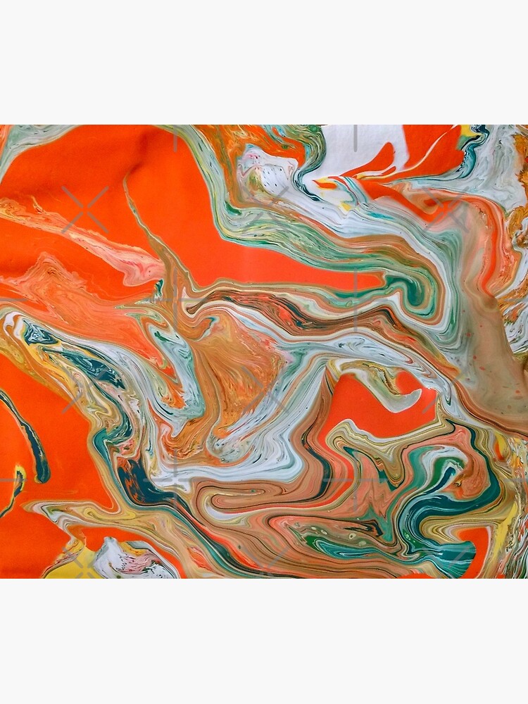 Abstract Art- Title "Orange Granite" by Matlgirl