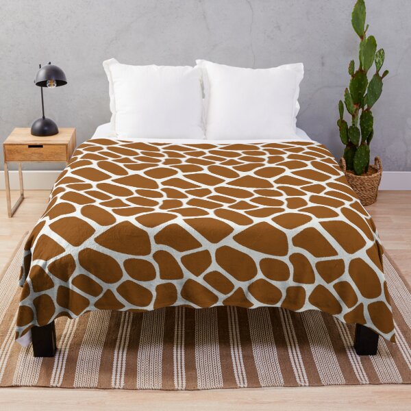 Giraffe print online blanket