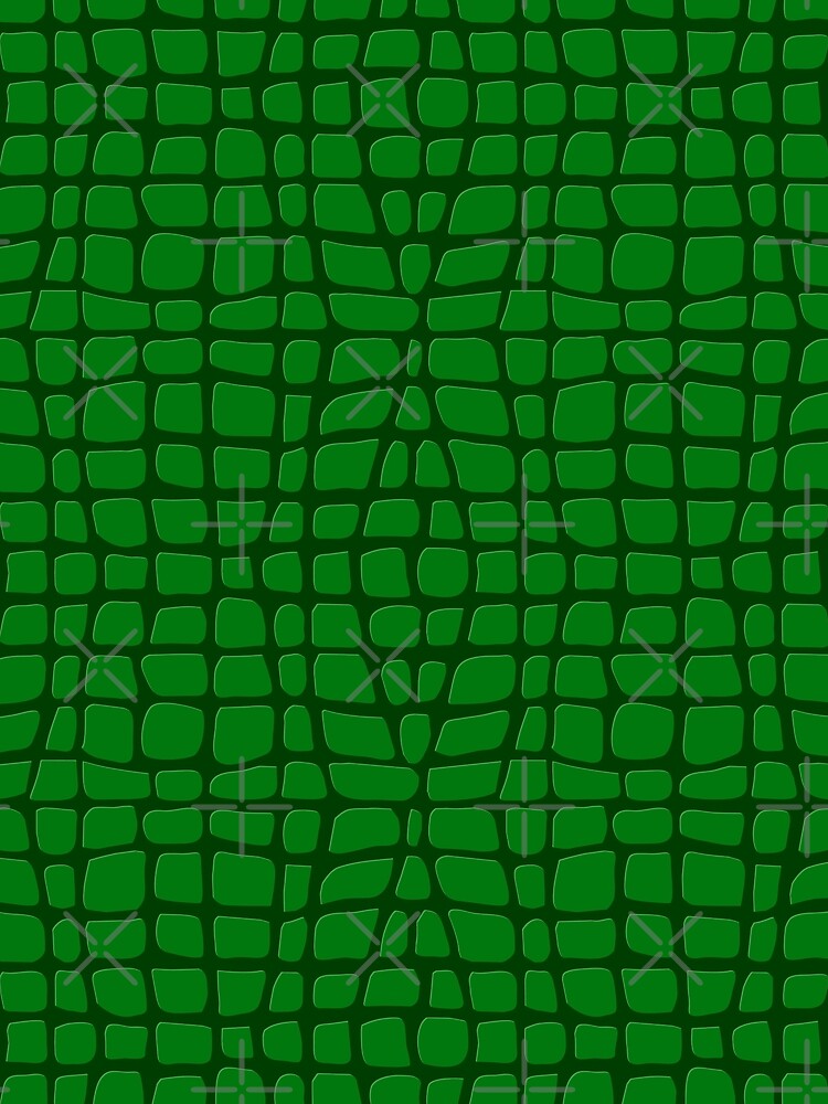 Green Crocodile Skin 