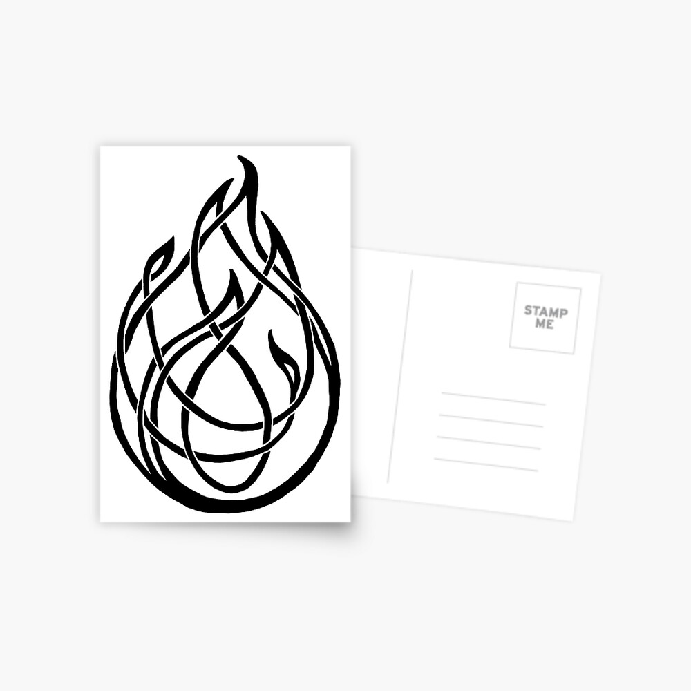 celtic-flame-postcard-for-sale-by-kathleenpalmer-redbubble