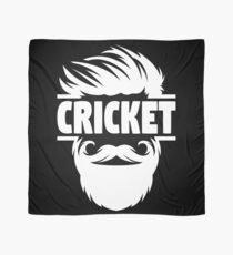 Cricket Batsman - Cricket Picture - Cricket Ball - Father Cricket Gift - Cricket Teacher - Cricket Print - Cricket Dad Gift - Cricket Poster Scarf