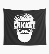 Cricket Batsman - Cricket Picture - Cricket Ball - Father Cricket Gift - Cricket Teacher - Cricket Print - Cricket Dad Gift - Cricket Poster Wall Tapestry