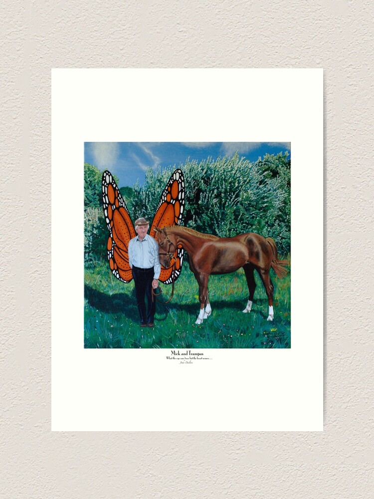 Alternate view of Mick and Trampas Art Print
