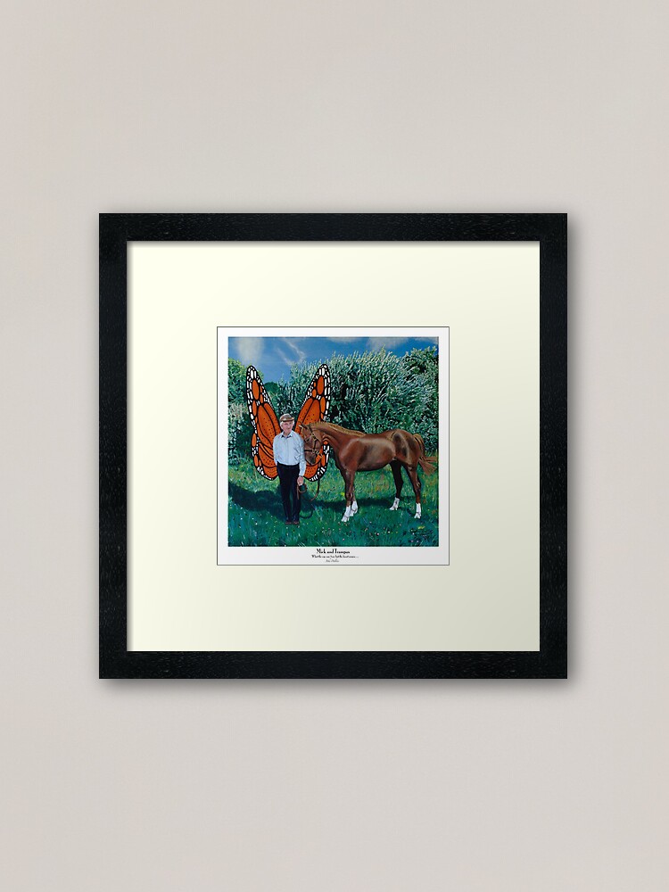 Alternate view of Mick and Trampas Framed Art Print