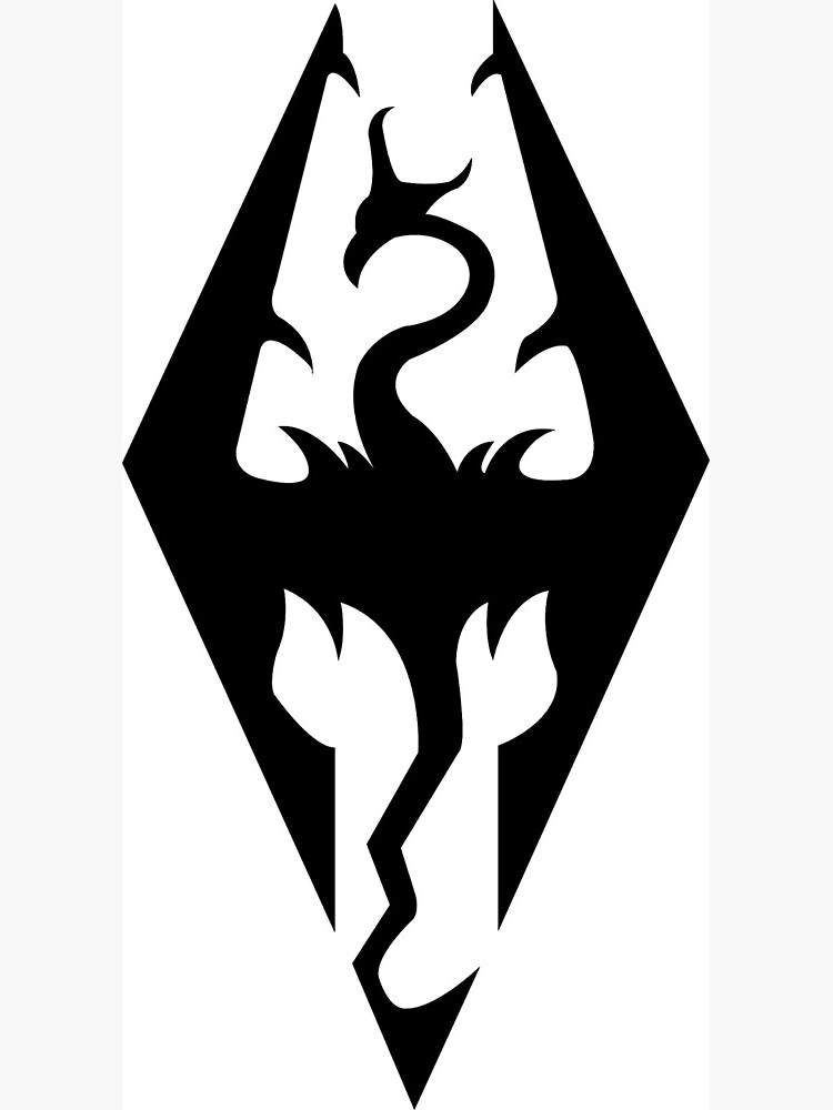 skyrim empire logo greeting card by hierarchs redbubble redbubble