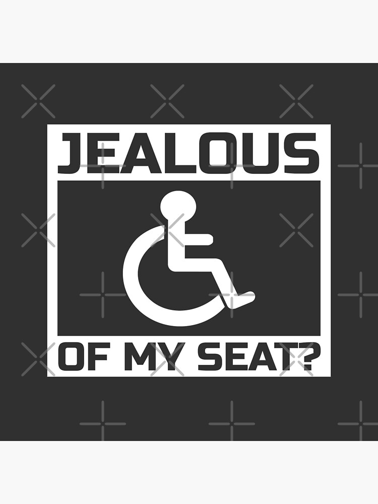 Wheelchair Jokes Disability Jokes Statement Greeting Card By