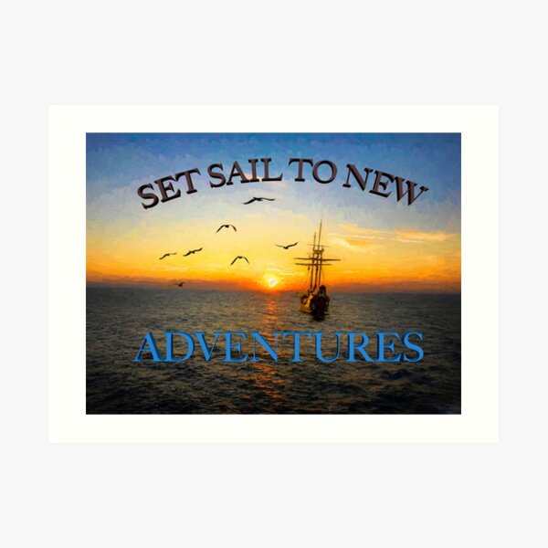 New adventures painting - by Brian Vegas Art Print