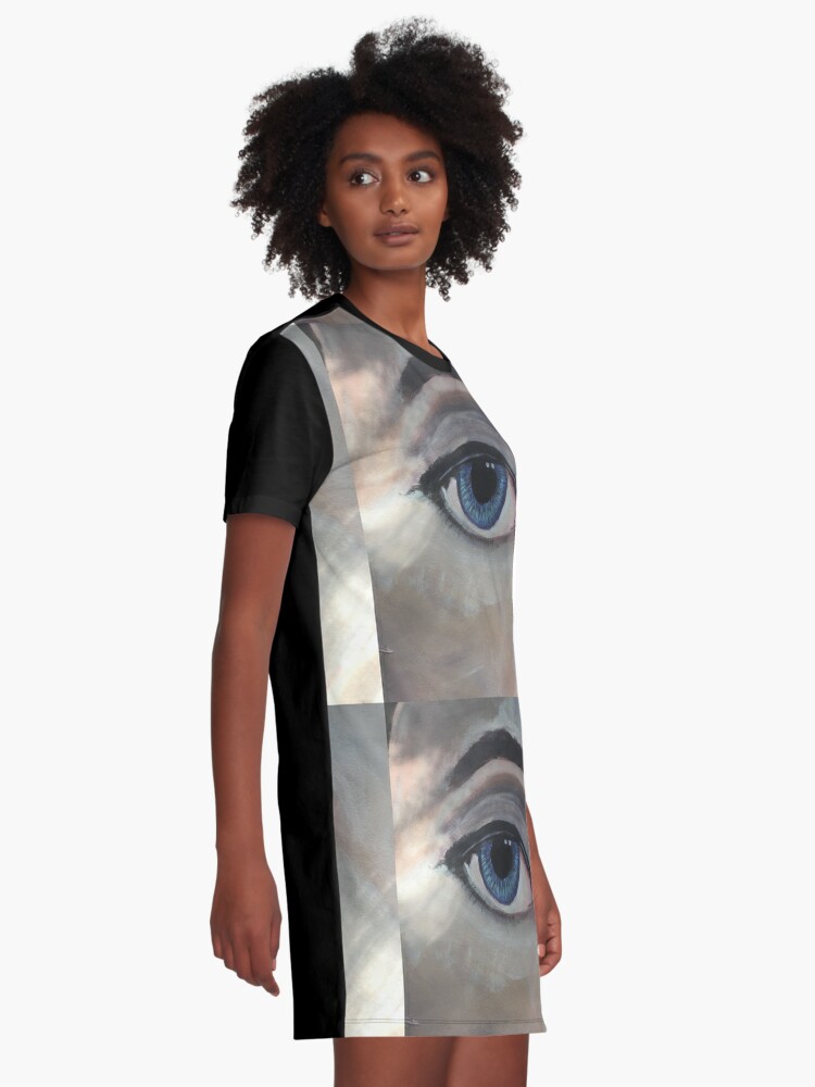 big eye shirt dress