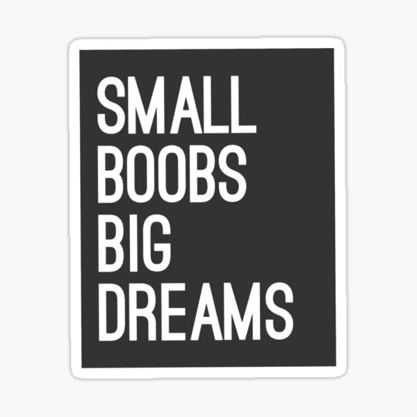 Small Boobs Stickers Redbubble 5152