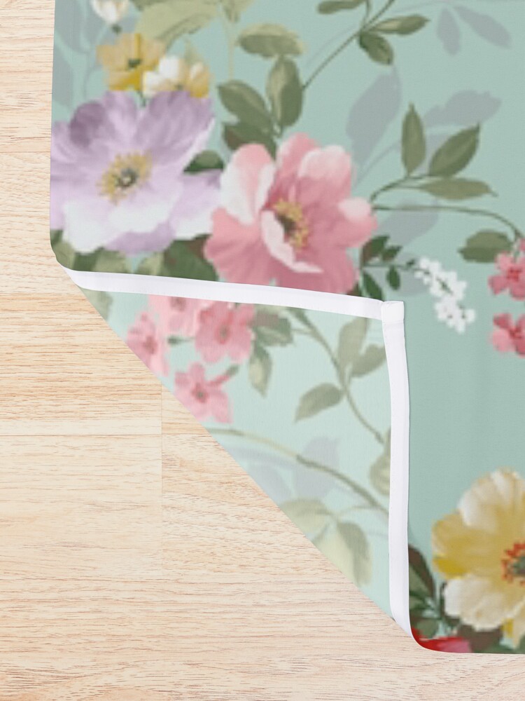 Alternate view of Elegant vintage pink roses floral pattern Shower Curtain