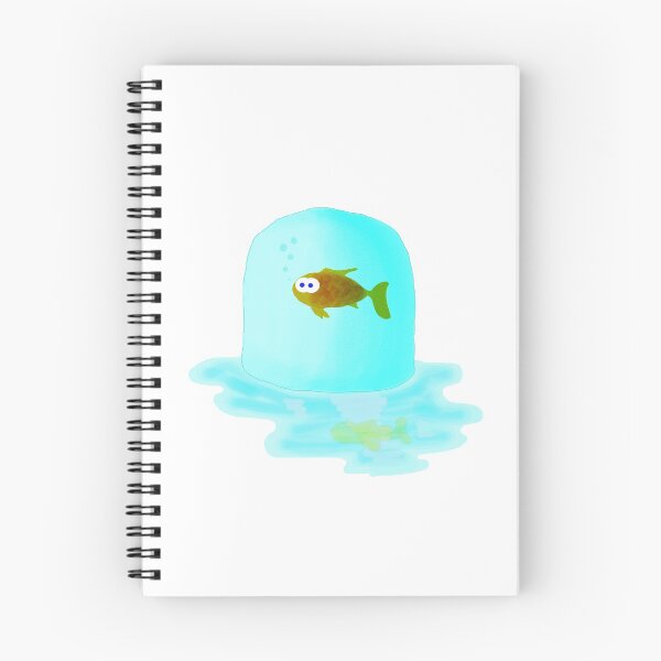 Item preview, Frozen Fish - Cartoon fish in ice cube designed and sold by MATAL.