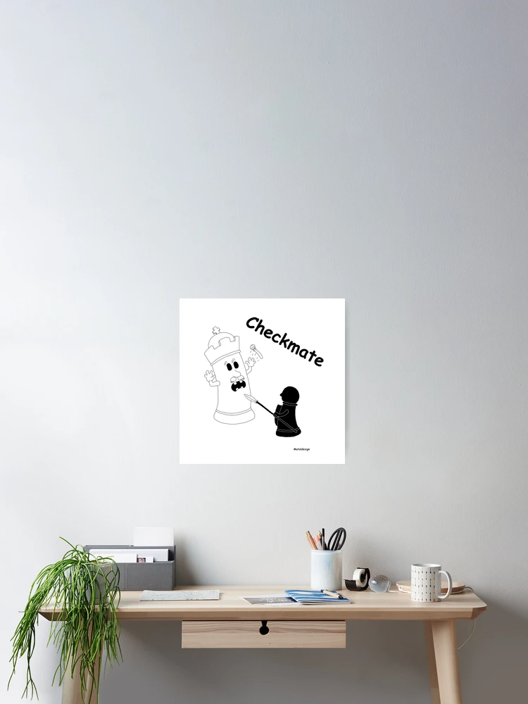 Thumbnail 2 of 3, Poster, Checkmate designed and sold by MATAL.