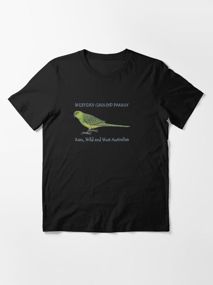 Alternate view of Western Ground Parrot by Wendy Binks Essential T-Shirt