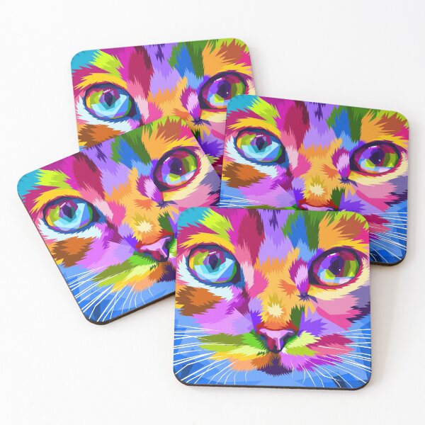 Item preview, Colorful Cat designed and sold by FotoArtist.
