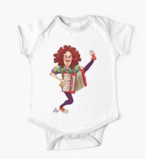 Alfred (Weird Al) Yankovic and Harvey the Wonder Hamster Short Sleeve Baby One-Piece