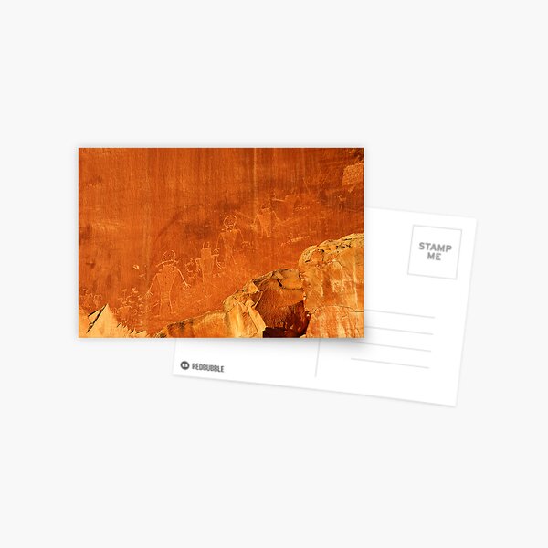 Petroglyphs, Capitol Reef Postcard