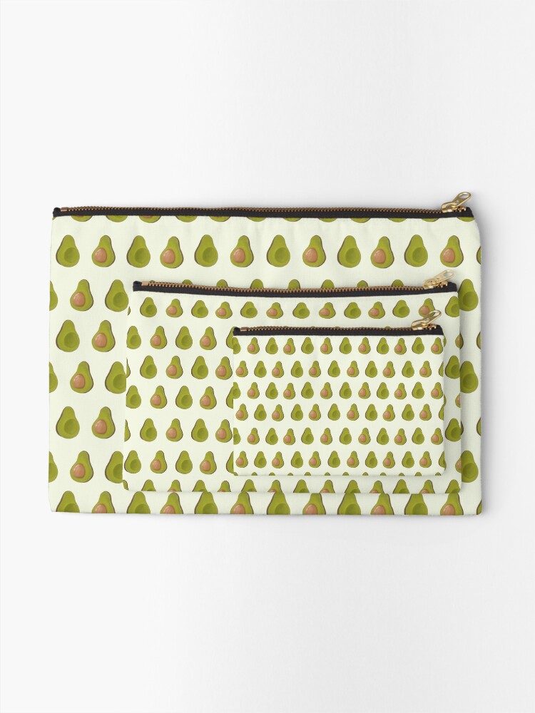 Thumbnail 2 of 4, Zipper Pouch, Avocado Pattern designed and sold by LisaVertudaches.