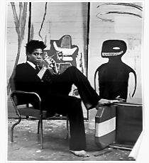 Basquiat Streetart Poster
