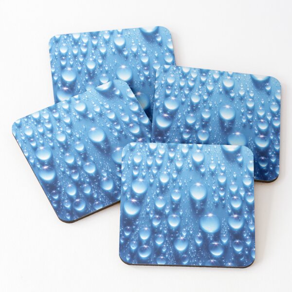 Item preview, Water drops at blue surface designed and sold by Lefteris Betsis.