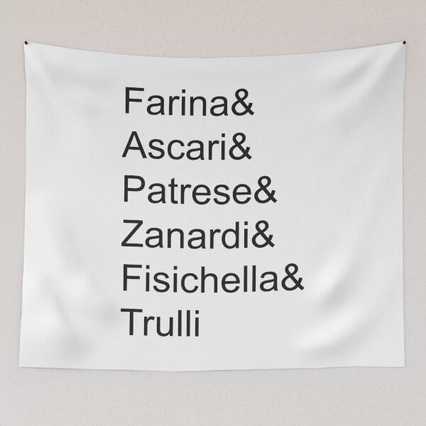Item preview, Italian F1 Racing Drivers design designed and sold by GetItGiftIt.