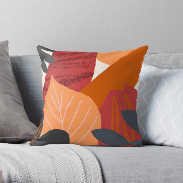 Autumn Abstract 2 Throw Pillow