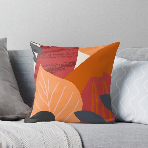 Autumn Abstract 2 Throw Pillow