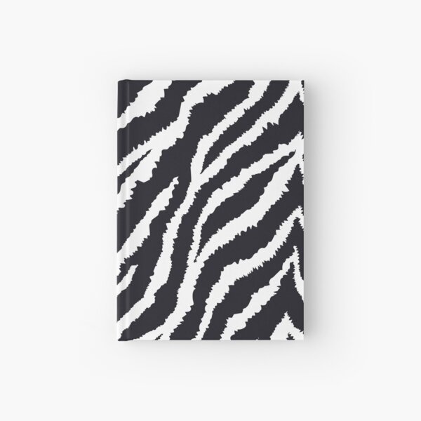 Zebra fur print Hardcover Journal