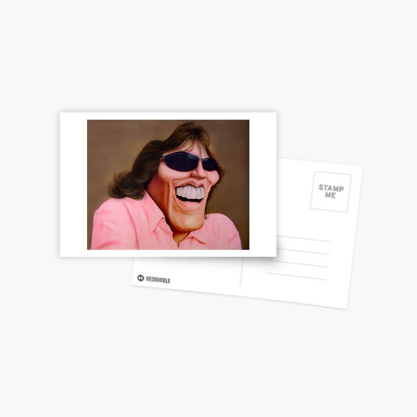 Jose Feliciano Caricature Postcard