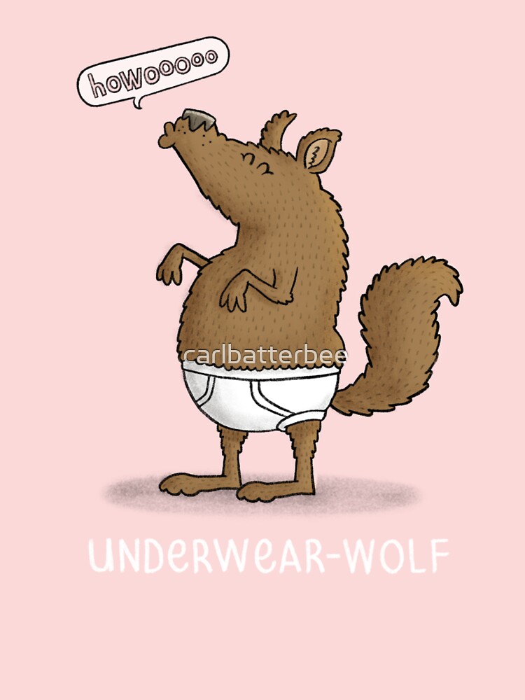Underwear-wolf - buy stylish phone case designed by Carl Batterbee