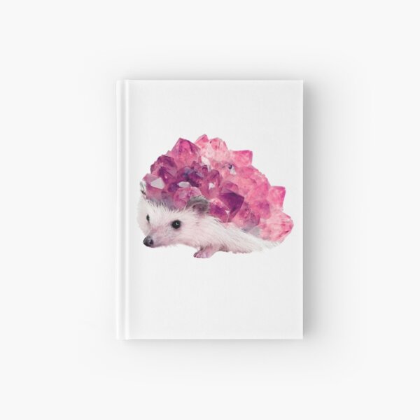 Lucky Mineral hedgehog by Alice Monber Hardcover Journal