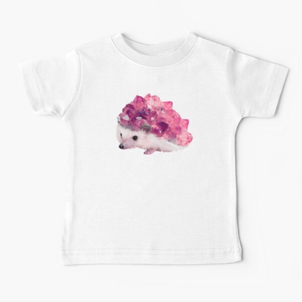 Lucky Mineral hedgehog by Alice Monber Baby T-Shirt
