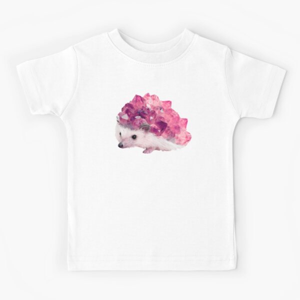 Lucky Mineral hedgehog by Alice Monber Kids T-Shirt