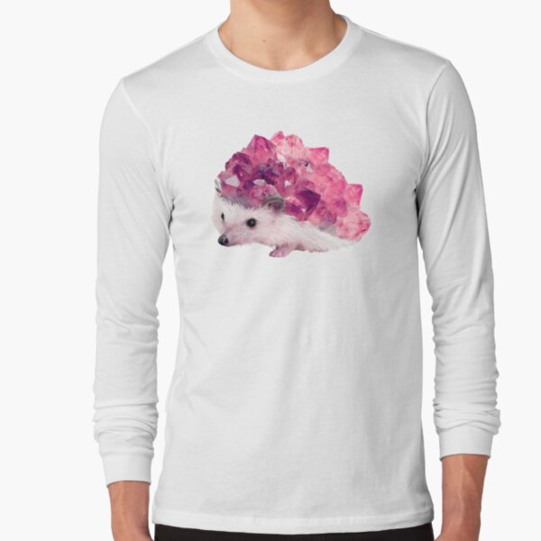 Lucky Mineral hedgehog by Alice Monber Long Sleeve T-Shirt