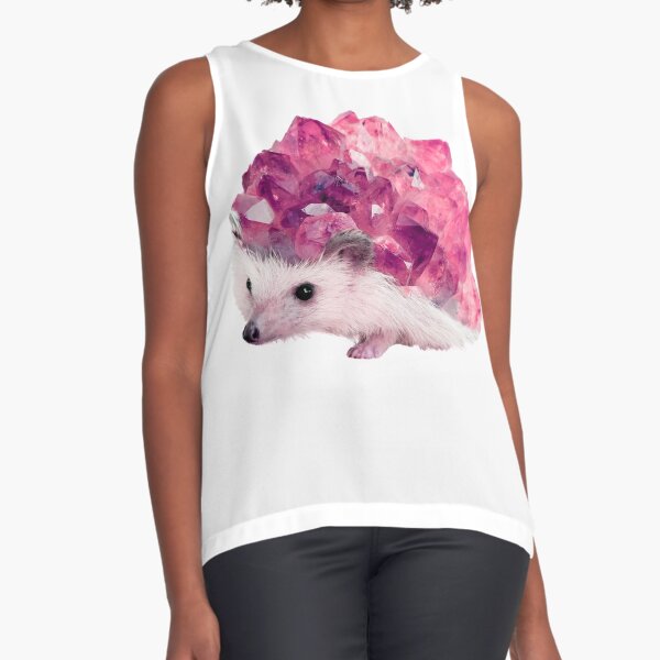 Lucky Mineral hedgehog by Alice Monber Sleeveless Top