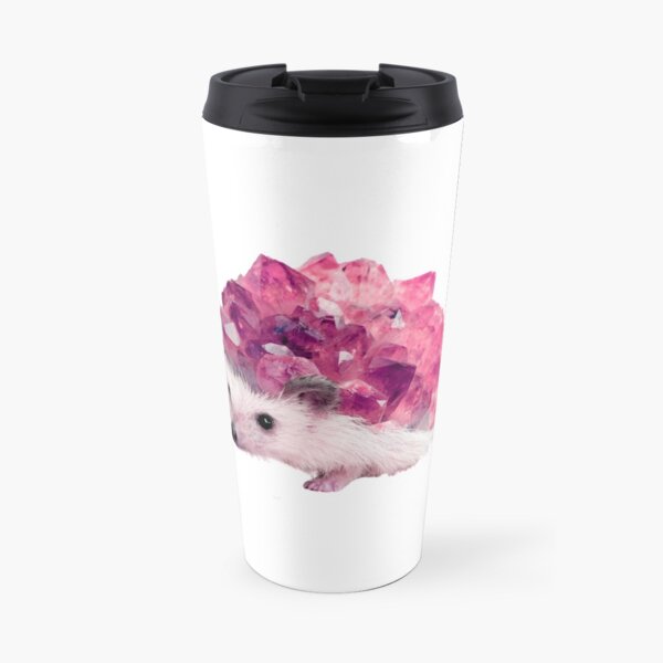 Lucky Mineral hedgehog by Alice Monber Travel Mug