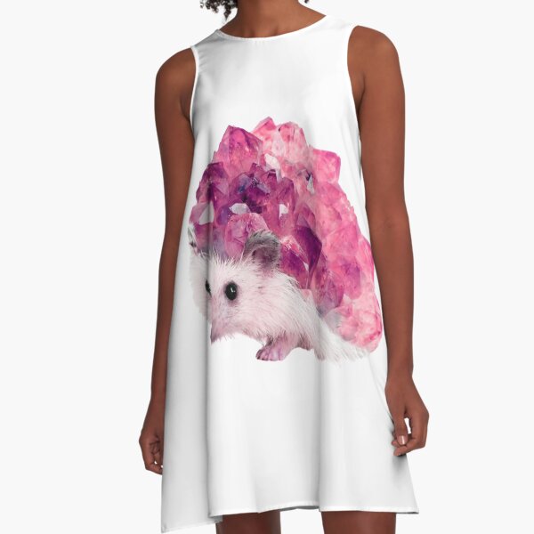 Lucky Mineral hedgehog by Alice Monber A-Line Dress
