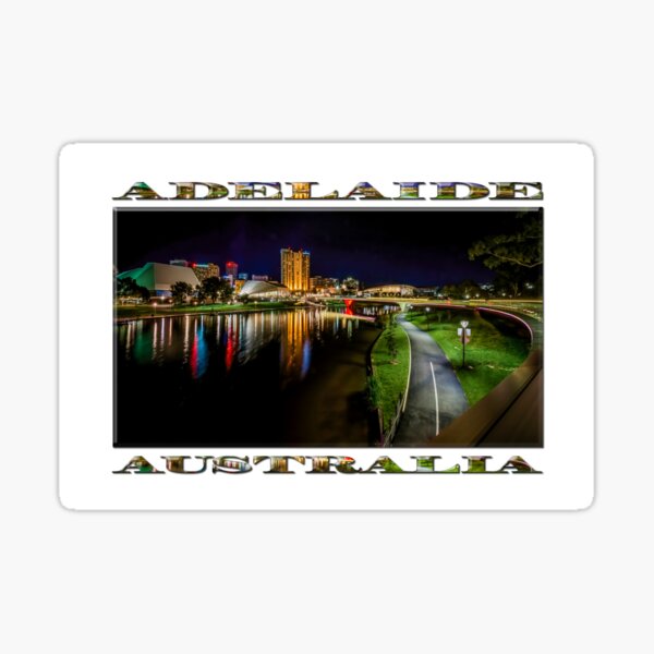 Item preview, Adelaide Riverbank at Night IV designed and sold by Ray's Photos & Art.