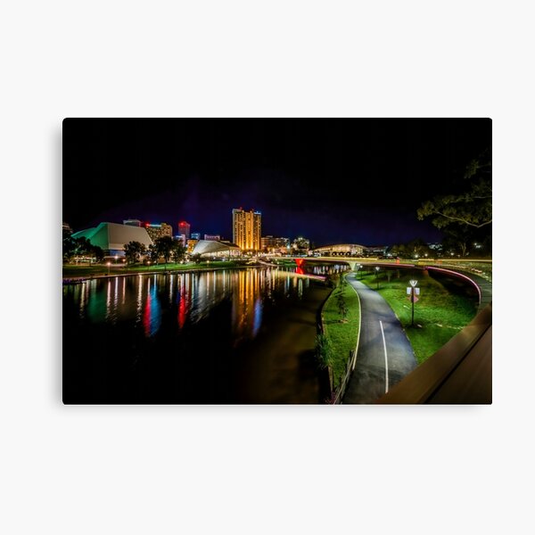 Item preview, Adelaide Riverbank at Night IV designed and sold by Ray's Photos & Art.