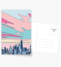 City sunset by Elebea Postcards