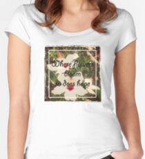 Flowers Bloom Women's Fitted Scoop T-Shirt