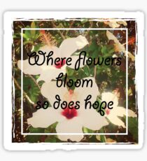Flowers Bloom Sticker